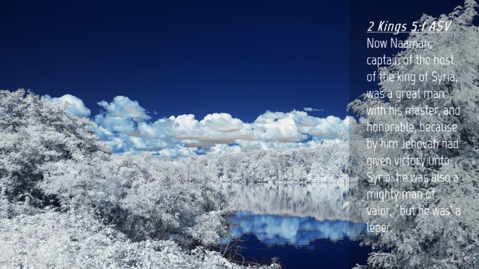 Picture 04 - 2 Kings 5:1 ASV Desktop Wallpaper - Now Naaman, captain of the host of the king of - Desktop Bible Verse Wallpaper