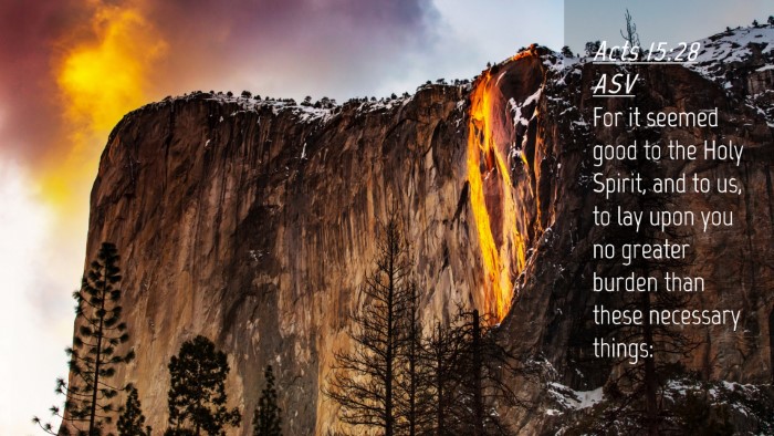 Picture 04 - Acts 15:28 ASV Desktop Wallpaper - For it seemed good to the Holy Spirit, and to us, - Desktop Bible Verse Wallpaper