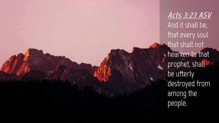 Picture 04 - Acts 3:23 ASV Desktop Wallpaper - And it shall be, that every soul that shall not - Desktop Bible Verse Wallpaper