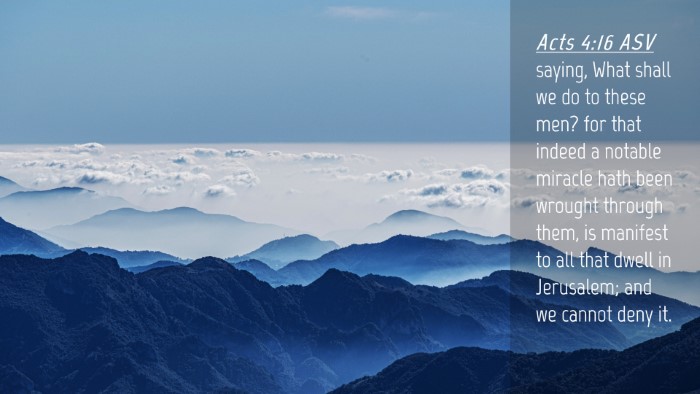 Picture 04 - Acts 4:16 ASV Desktop Wallpaper - saying, What shall we do to these men? for that - Desktop Bible Verse Wallpaper