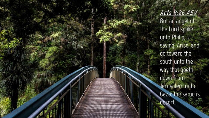 Picture 04 - Acts 8:26 ASV Desktop Wallpaper - But an angel of the Lord spake unto Philip, - Desktop Bible Verse Wallpaper