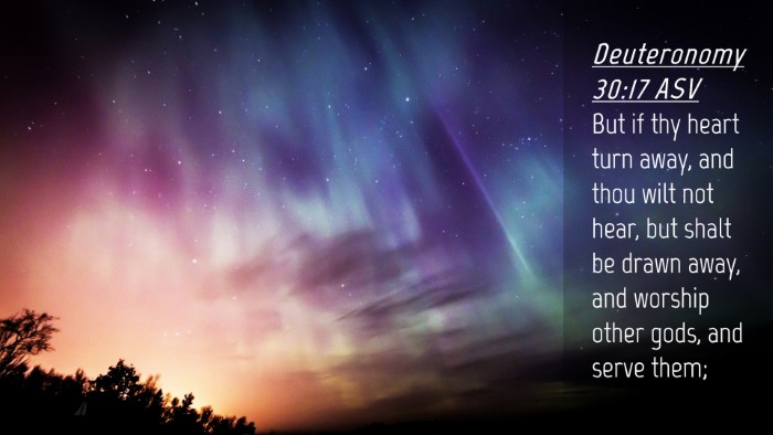 Picture 04 - Deuteronomy 30:17 ASV Desktop Wallpaper - But if thy heart turn away, and thou wilt not - Desktop Bible Verse Wallpaper