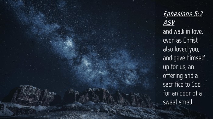 Picture 04 - Ephesians 5:2 ASV Desktop Wallpaper - and walk in love, even as Christ also loved you, - Desktop Bible Verse Wallpaper
