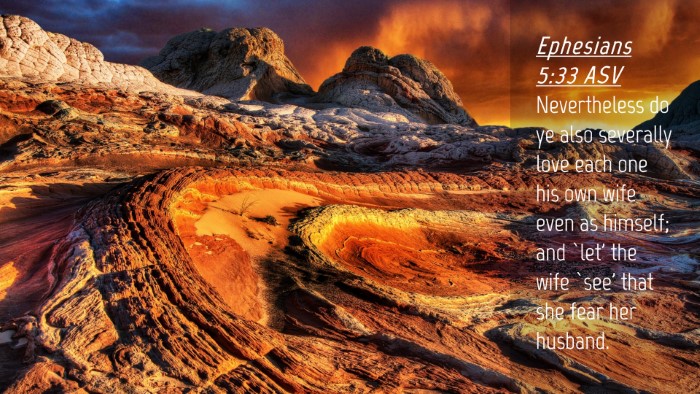 Picture 04 - Ephesians 5:33 ASV Desktop Wallpaper - Nevertheless do ye also severally love each one - Desktop Bible Verse Wallpaper