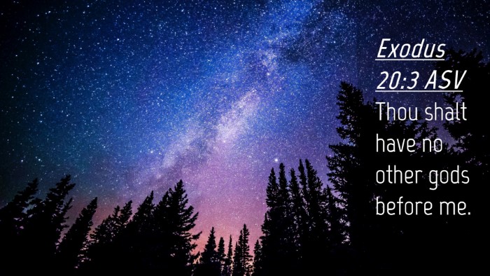 Picture 04 - Exodus 20:3 ASV Desktop Wallpaper - Thou shalt have no other gods before - Desktop Bible Verse Wallpaper
