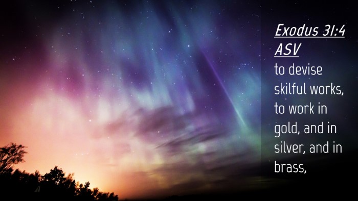 Picture 04 - Exodus 31:4 ASV Desktop Wallpaper - to devise skilful works, to work in gold, and in - Desktop Bible Verse Wallpaper