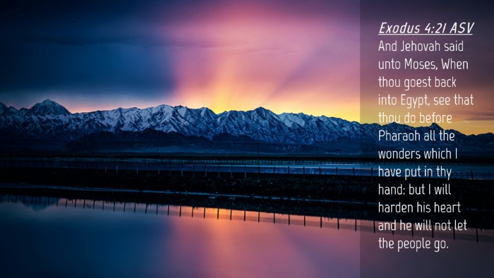 Picture 04 - Exodus 4:21 ASV Desktop Wallpaper - And Jehovah said unto Moses, When thou goest back - Desktop Bible Verse Wallpaper