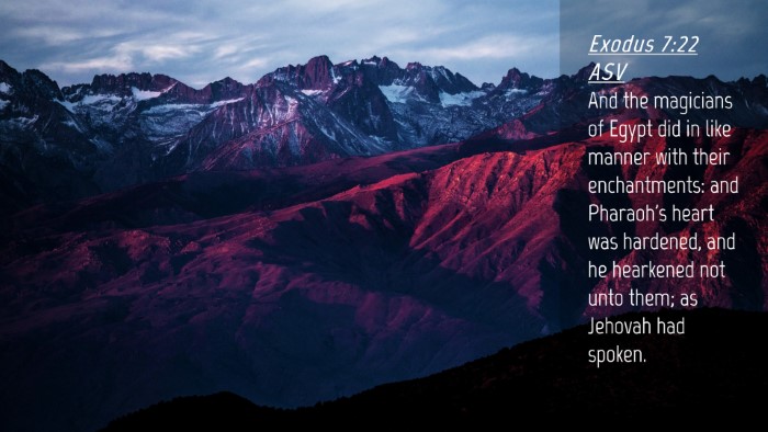 Picture 04 - Exodus 7:22 ASV Desktop Wallpaper - And the magicians of Egypt did in like manner - Desktop Bible Verse Wallpaper