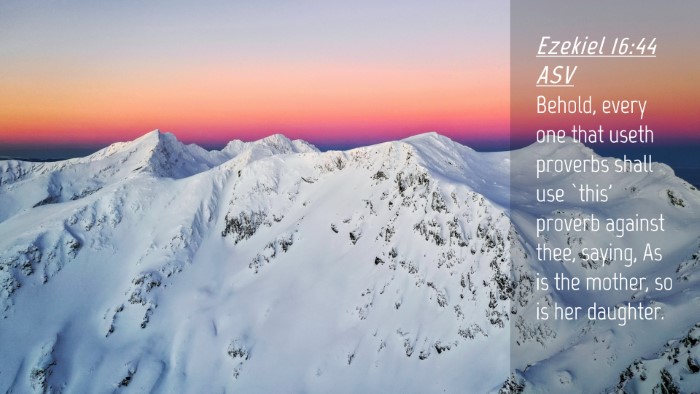 Picture 04 - Ezekiel 16:44 ASV Desktop Wallpaper - Behold, every one that useth proverbs shall use - Desktop Bible Verse Wallpaper