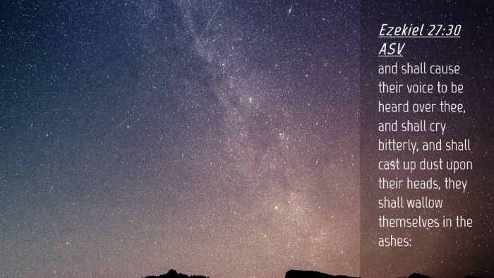 Picture 04 - Ezekiel 27:30 ASV Desktop Wallpaper - and shall cause their voice to be heard over - Desktop Bible Verse Wallpaper