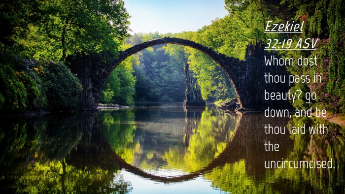 Picture 04 - Ezekiel 32:19 ASV Desktop Wallpaper - Whom dost thou pass in beauty? go down, and be - Desktop Bible Verse Wallpaper