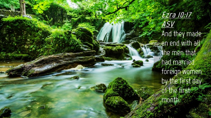 Picture 04 - Ezra 10:17 ASV Desktop Wallpaper - And they made an end with all the men that had - Desktop Bible Verse Wallpaper