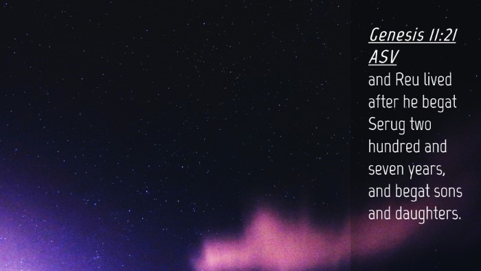 Picture 04 - Genesis 11:21 ASV Desktop Wallpaper - and Reu lived after he begat Serug two hundred - Desktop Bible Verse Wallpaper