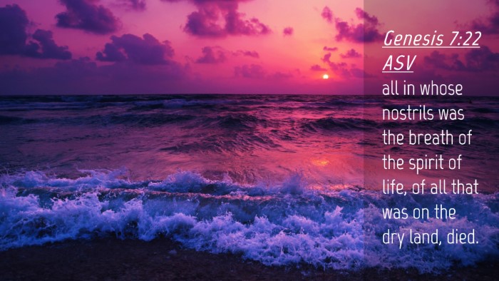 Picture 04 - Genesis 7:22 ASV Desktop Wallpaper - all in whose nostrils was the breath of the - Desktop Bible Verse Wallpaper