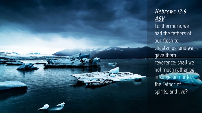 Picture 04 - Hebrews 12:9 ASV Desktop Wallpaper - Furthermore, we had the fathers of our flesh to - Desktop Bible Verse Wallpaper