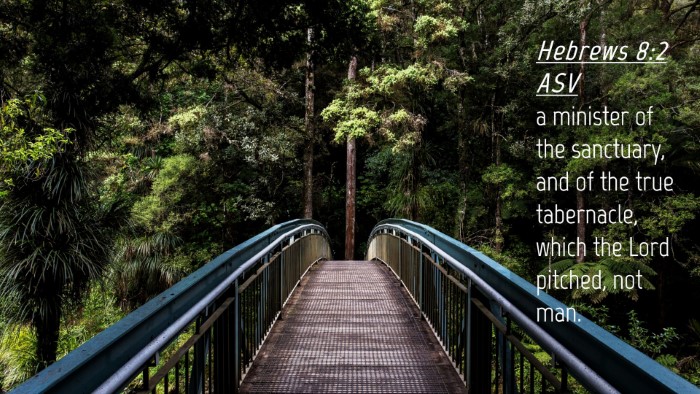 Picture 04 - Hebrews 8:2 ASV Desktop Wallpaper - a minister of the sanctuary, and of the true - Desktop Bible Verse Wallpaper