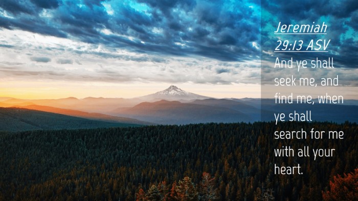 Picture 04 - Jeremiah 29:13 ASV Desktop Wallpaper - And ye shall seek me, and find me, when ye shall - Desktop Bible Verse Wallpaper