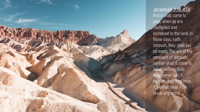 Picture 04 - Jeremiah 3:16 ASV Desktop Wallpaper - And it shall come to pass, when ye are multiplied - Desktop Bible Verse Wallpaper