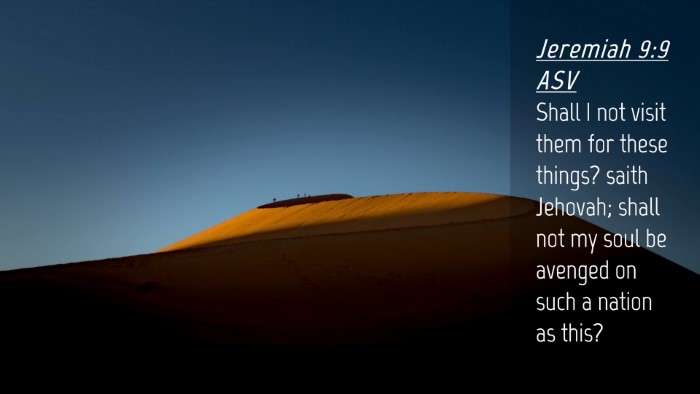 Picture 04 - Jeremiah 9:9 ASV Desktop Wallpaper - Shall I not visit them for these things? saith - Desktop Bible Verse Wallpaper