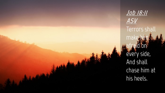 Picture 04 - Job 18:11 ASV Desktop Wallpaper - Terrors shall make him afraid on every side, And - Desktop Bible Verse Wallpaper