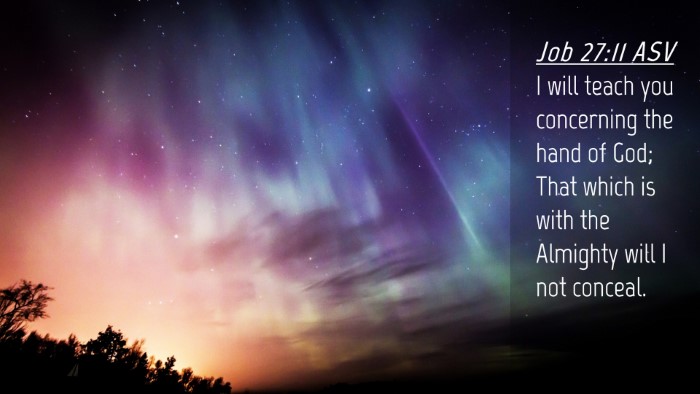 Picture 04 - Job 27:11 ASV Desktop Wallpaper - I will teach you concerning the hand of God; That - Desktop Bible Verse Wallpaper