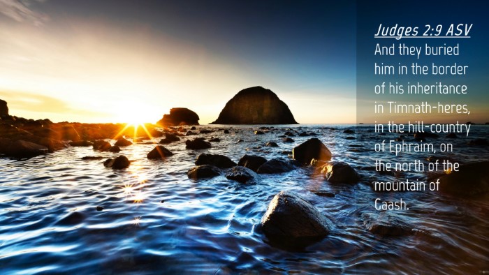 Picture 04 - Judges 2:9 ASV Desktop Wallpaper - And they buried him in the border of his - Desktop Bible Verse Wallpaper