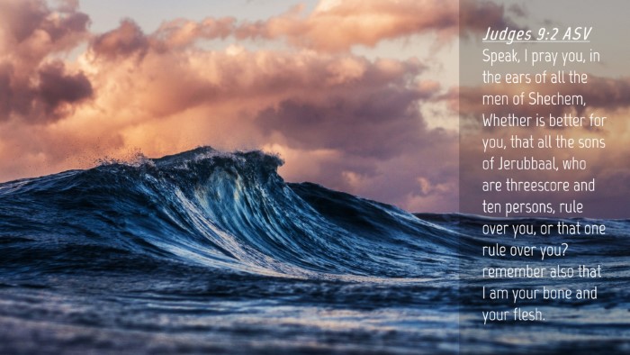 Picture 04 - Judges 9:2 ASV Desktop Wallpaper - Speak, I pray you, in the ears of all the men of - Desktop Bible Verse Wallpaper