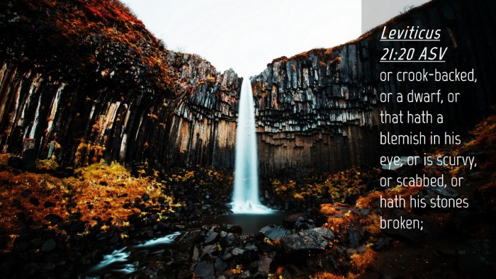 Picture 04 - Leviticus 21:20 ASV Desktop Wallpaper - or crook-backed, or a dwarf, or that hath a - Desktop Bible Verse Wallpaper
