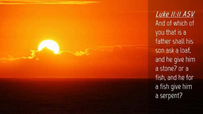 Picture 04 - Luke 11:11 ASV Desktop Wallpaper - And of which of you that is a father shall his - Desktop Bible Verse Wallpaper