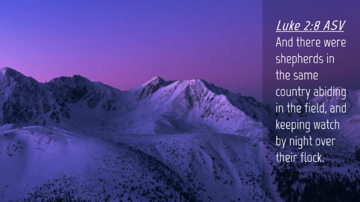 Picture 04 - Luke 2:8 ASV Desktop Wallpaper - And there were shepherds in the same country - Desktop Bible Verse Wallpaper