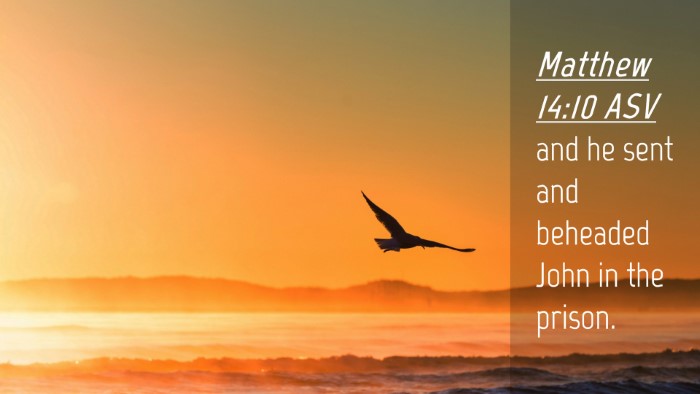 Picture 04 - Matthew 14:10 ASV Desktop Wallpaper - and he sent and beheaded John in the - Desktop Bible Verse Wallpaper