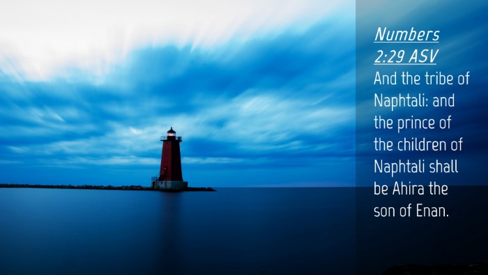 Picture 04 - Numbers 2:29 ASV Desktop Wallpaper - And the tribe of Naphtali: and the prince of the - Desktop Bible Verse Wallpaper