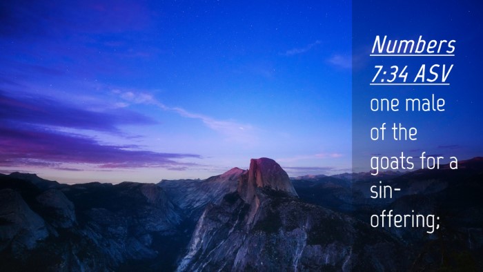 Picture 04 - Numbers 7:34 ASV Desktop Wallpaper - one male of the goats for a - Desktop Bible Verse Wallpaper