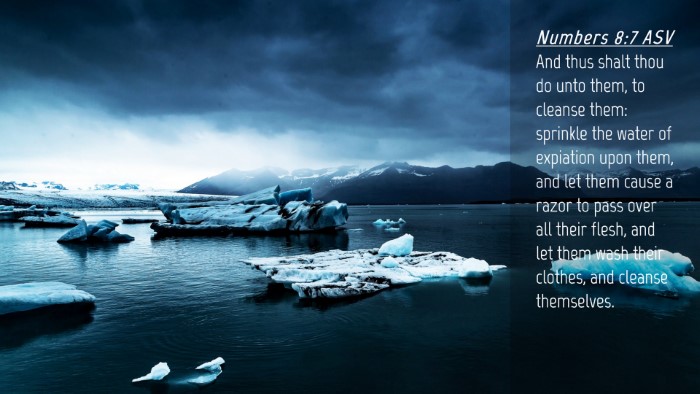 Picture 04 - Numbers 8:7 ASV Desktop Wallpaper - And thus shalt thou do unto them, to cleanse - Desktop Bible Verse Wallpaper
