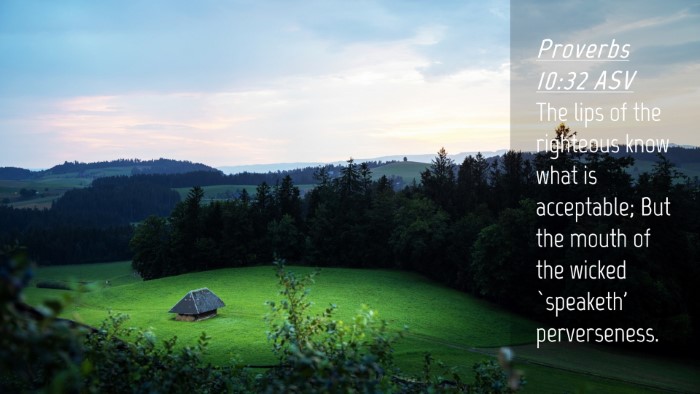 Picture 04 - Proverbs 10:32 ASV Desktop Wallpaper - The lips of the righteous know what is - Desktop Bible Verse Wallpaper