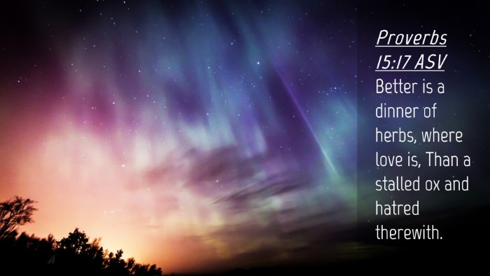 Picture 04 - Proverbs 15:17 ASV Desktop Wallpaper - Better is a dinner of herbs, where love is, Than - Desktop Bible Verse Wallpaper