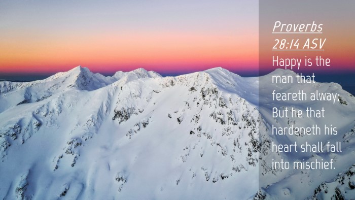 Picture 04 - Proverbs 28:14 ASV Desktop Wallpaper - Happy is the man that feareth alway; But he that - Desktop Bible Verse Wallpaper