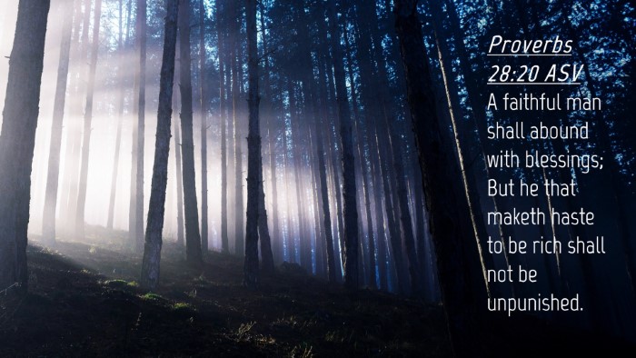 Picture 04 - Proverbs 28:20 ASV Desktop Wallpaper - A faithful man shall abound with blessings; But - Desktop Bible Verse Wallpaper