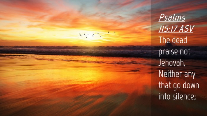 Picture 04 - Psalms 115:17 ASV Desktop Wallpaper - The dead praise not Jehovah, Neither any that go - Desktop Bible Verse Wallpaper