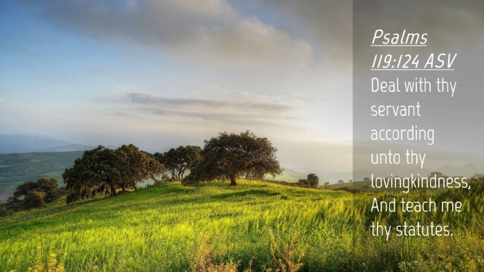 Picture 04 - Psalms 119:124 ASV Desktop Wallpaper - Deal with thy servant according unto thy - Desktop Bible Verse Wallpaper