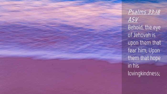 Picture 04 - Psalms 33:18 ASV Desktop Wallpaper - Behold, the eye of Jehovah is upon them that fear - Desktop Bible Verse Wallpaper