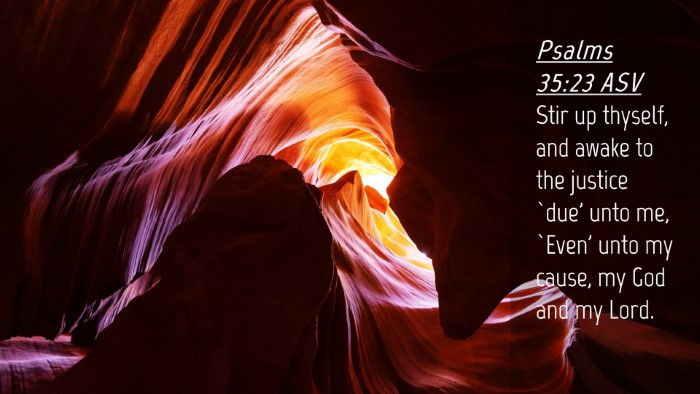 Picture 04 - Psalms 35:23 ASV Desktop Wallpaper - Stir up thyself, and awake to the justice `due' - Desktop Bible Verse Wallpaper