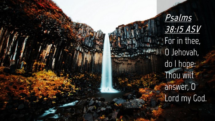 Picture 04 - Psalms 38:15 ASV Desktop Wallpaper - For in thee, O Jehovah, do I hope: Thou wilt - Desktop Bible Verse Wallpaper