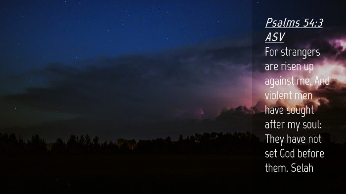 Picture 04 - Psalms 54:3 ASV Desktop Wallpaper - For strangers are risen up against me, And - Desktop Bible Verse Wallpaper