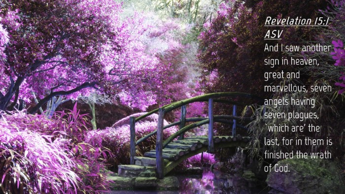 Picture 04 - Revelation 15:1 ASV Desktop Wallpaper - And I saw another sign in heaven, great and - Desktop Bible Verse Wallpaper