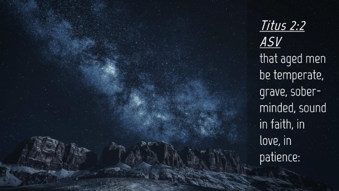 Picture 04 - Titus 2:2 ASV Desktop Wallpaper - that aged men be temperate, grave, sober-minded, - Desktop Bible Verse Wallpaper