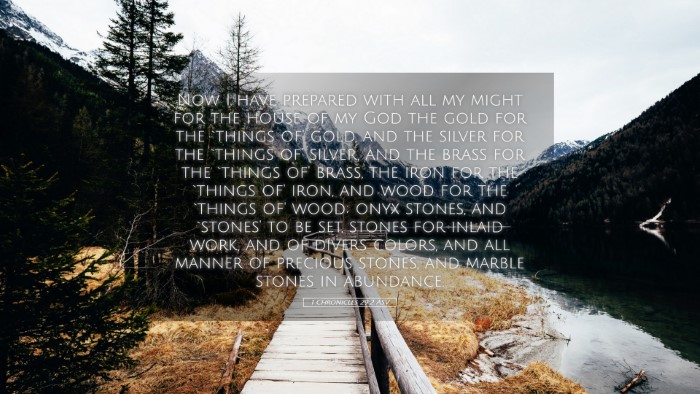 Picture 05 - 1 Chronicles 29:2 ASV Desktop Wallpaper - Now I have prepared with all my might for the - Desktop Bible Verse Wallpaper