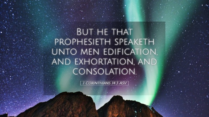 Picture 05 - 1 Corinthians 14:3 ASV Desktop Wallpaper - But he that prophesieth speaketh unto men - Desktop Bible Verse Wallpaper