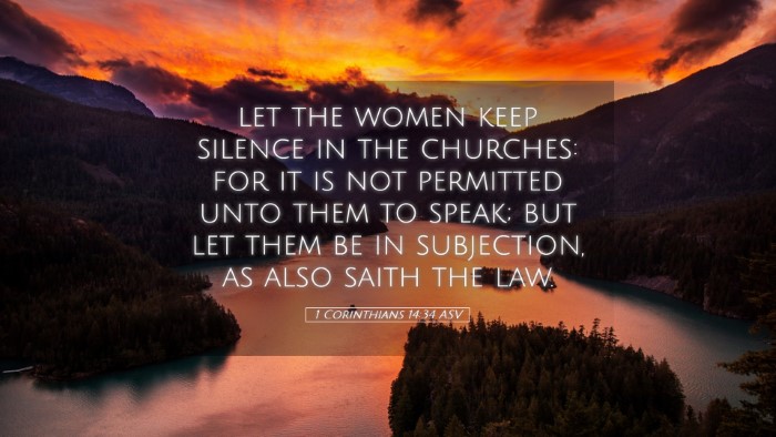 Picture 05 - 1 Corinthians 14:34 ASV Desktop Wallpaper - let the women keep silence in the churches: for - Desktop Bible Verse Wallpaper