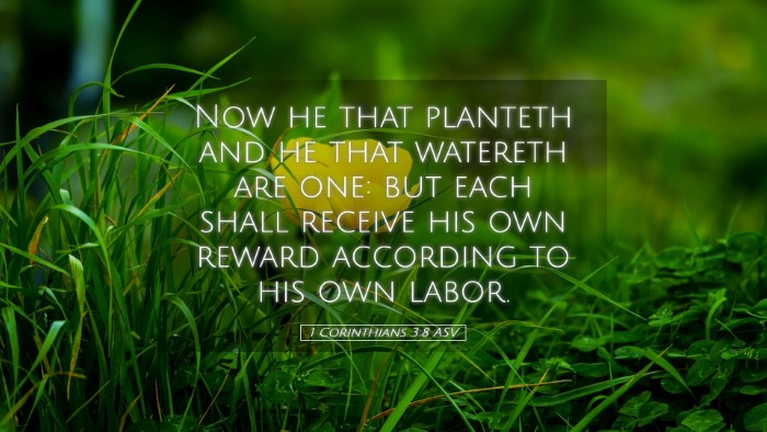 Picture 05 - 1 Corinthians 3:8 ASV Desktop Wallpaper - Now he that planteth and he that watereth are - Desktop Bible Verse Wallpaper